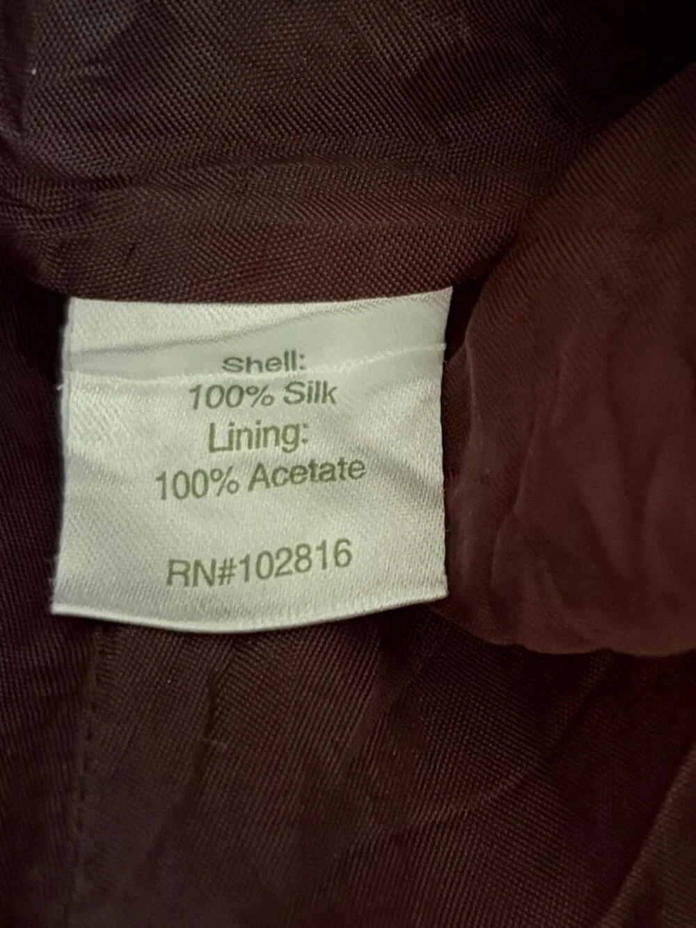 GARNET HILL 100% True Black Silk Skirt